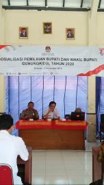 Sosialisasi Tahapan Pemilihan Bupati dan Wakil Bupati Gunungkidul 2020