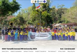 KKN-T IPB University Melaksanakan Fun Learning dengan Tema PHBS